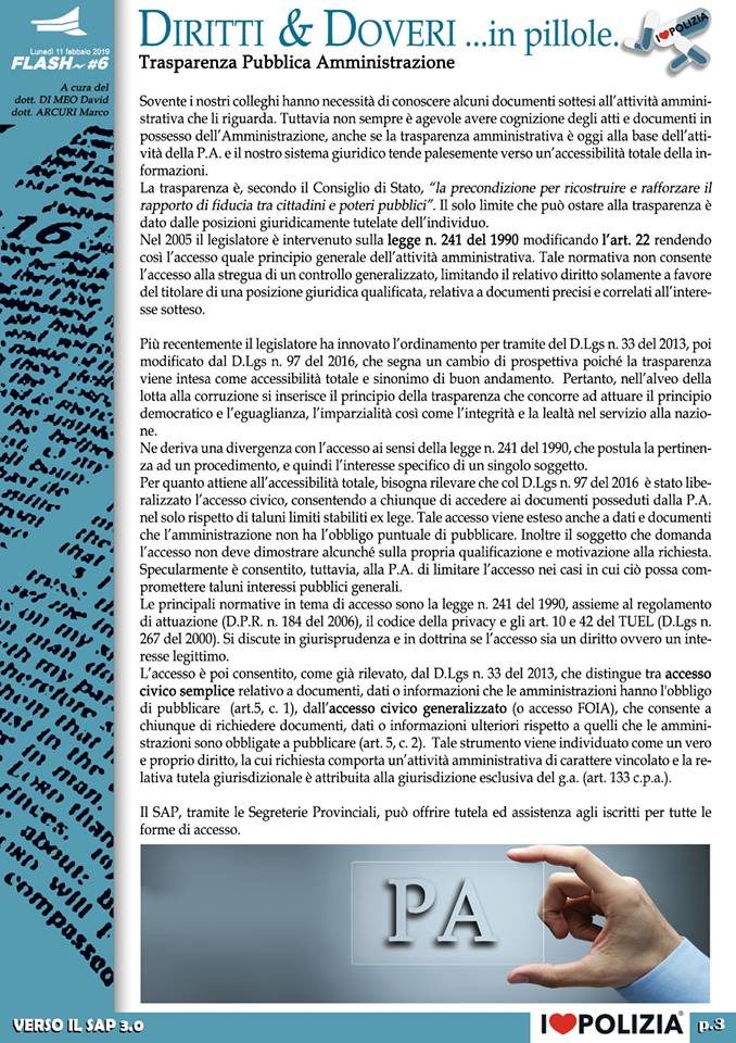 TRASPARENZA PUBBLICA AMMINISTRAZIONE