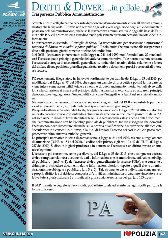 TRASPARENZA PUBBLICA AMMINISTRAZIONE