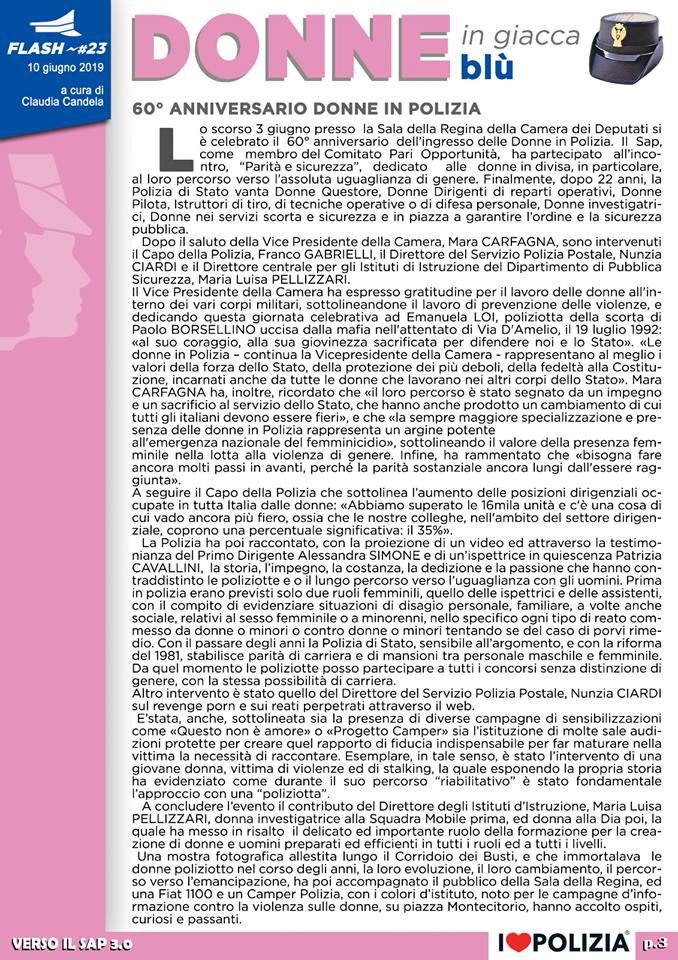 60° ANNIVERSARIO DONNE IN POLIZIA