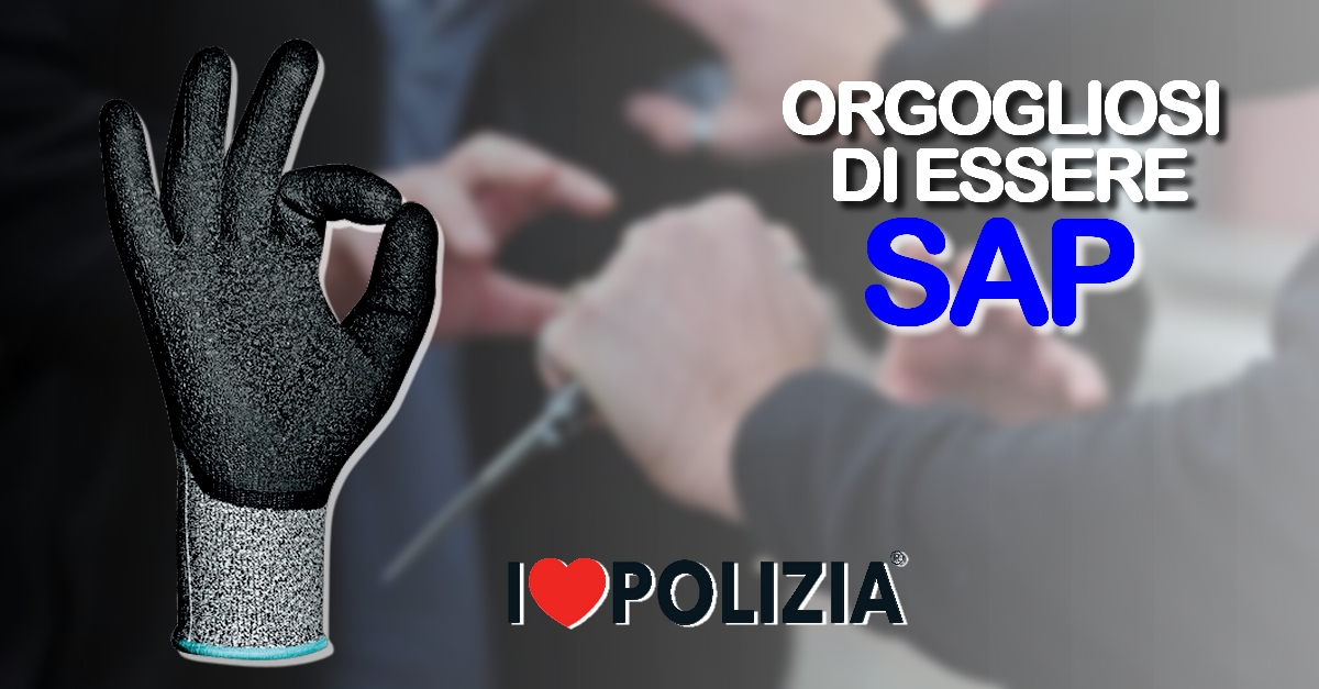 AGENTI DISARMANO MINORE ARMATO DI COLTELLO SENZA TAGLIARSI GRAZIE AI GUANTI  ANTITAGLIO FORNITI DAL SAP - Sindacato Autonomo di Polizia