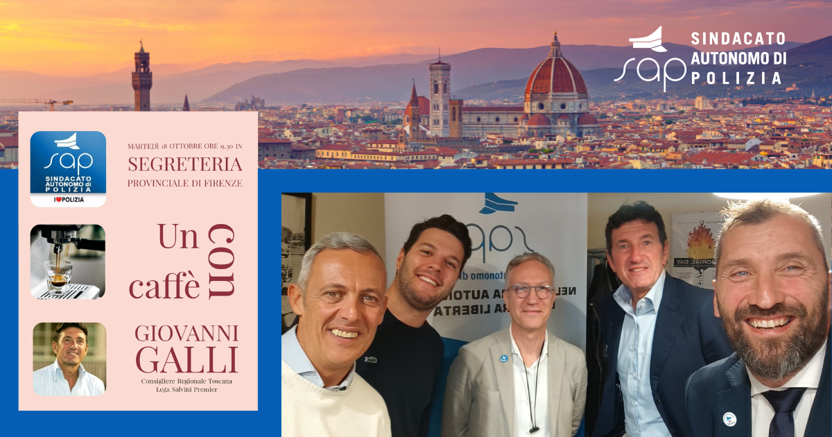 IL SAP DI FIRENZE RIPARTE CON “UN CAFFÉ”