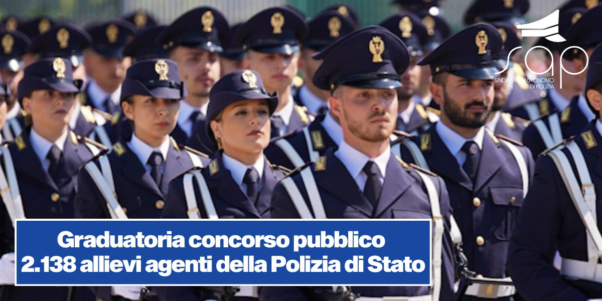 GRADUATORIA CONCORSO 2.138 ALLIEVI AGENTI DELLA POLIZIA DI STATO
