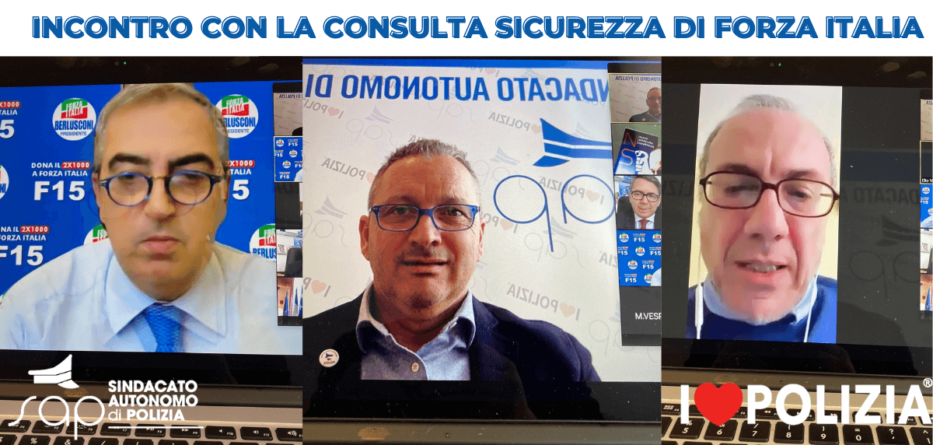 INCONTRO CON LA CONSULTA SICUREZZA DI FORZA ITALIA