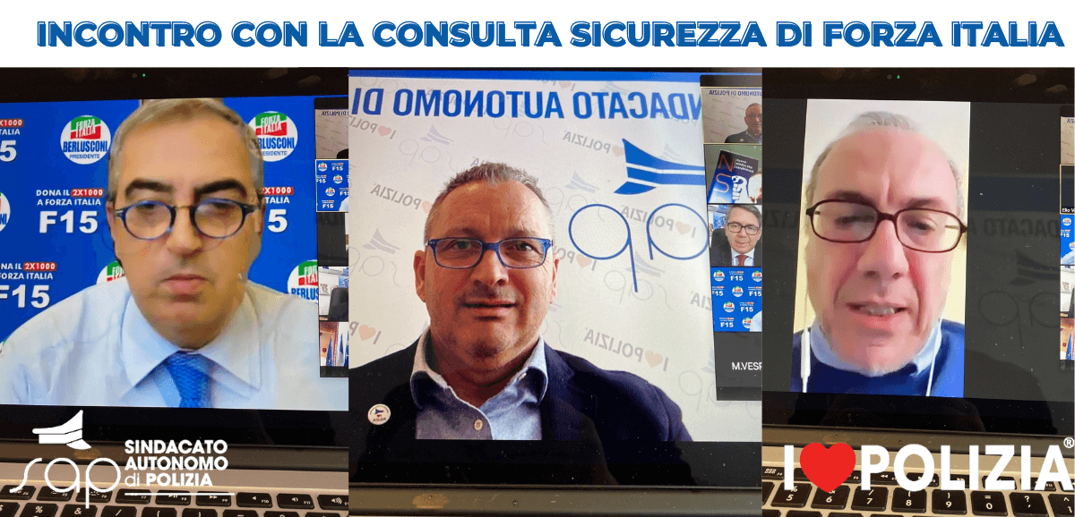 INCONTRO CON LA CONSULTA SICUREZZA DI FORZA ITALIA