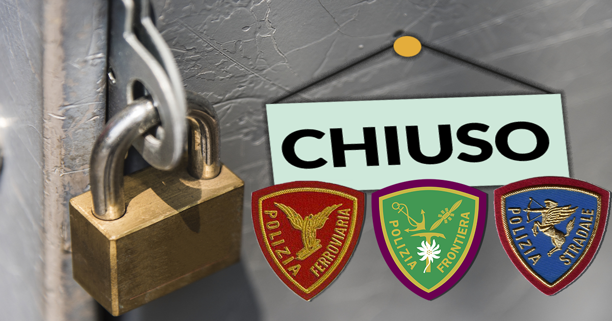 CHIUSURA UFFICI DI POLIZIA