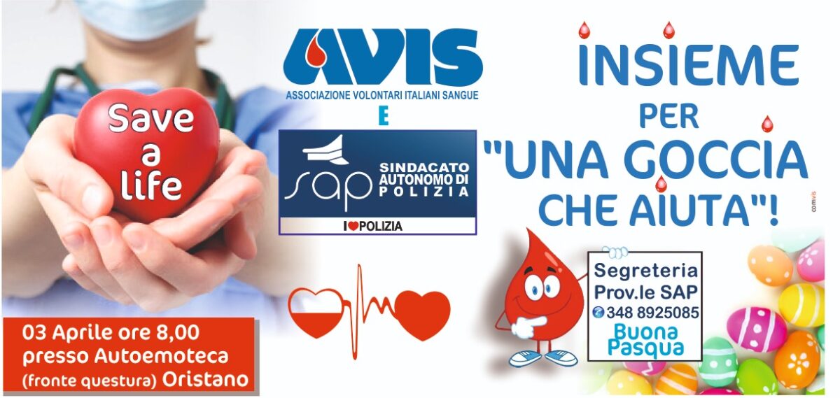 donazione sangue sap Oristano